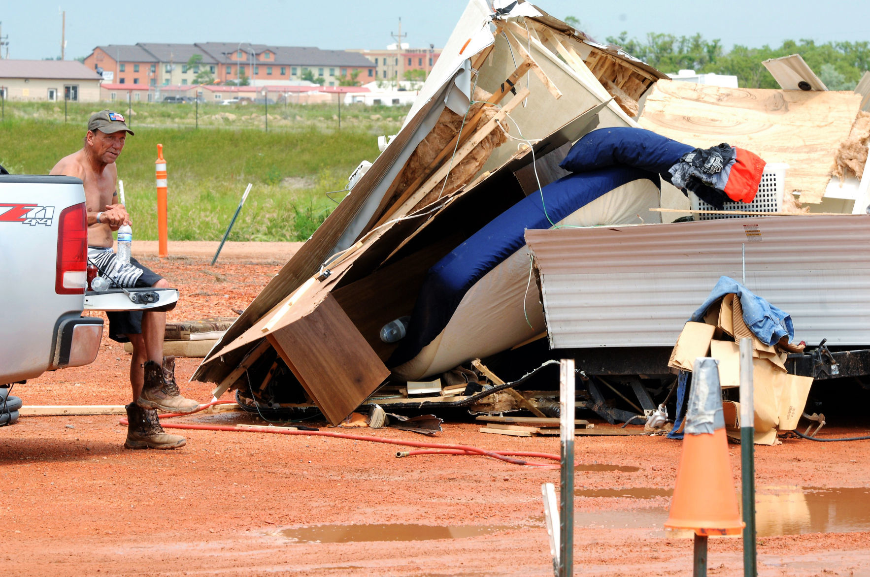 Watford City damage